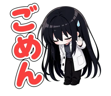 ごめんの凜スタンプ